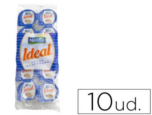 Leite evaporado ideal porcoes de 7,5 pack de 10 unidades , Nestle , 59722 , 3428200386439